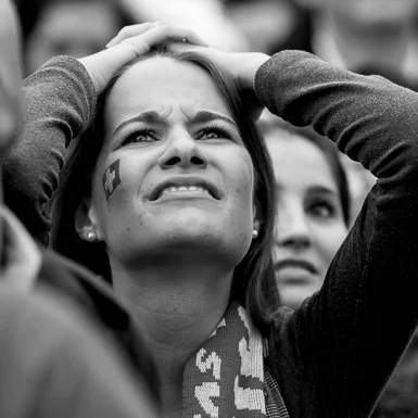 Candid photos of world cup soccer fans 