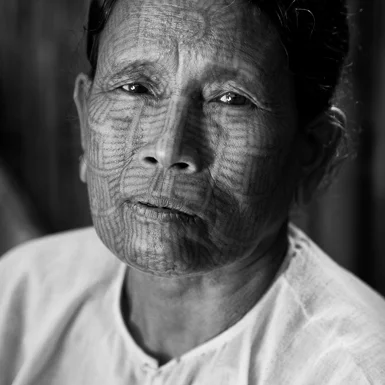 Tribal Tattoos of the Chin Women