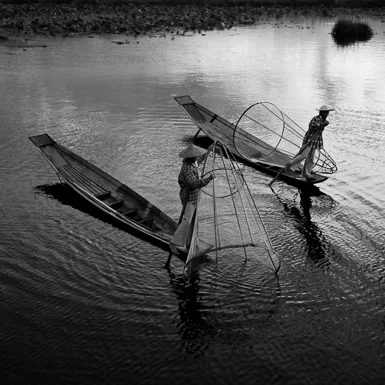 Inle lake fishermen - Myanmar